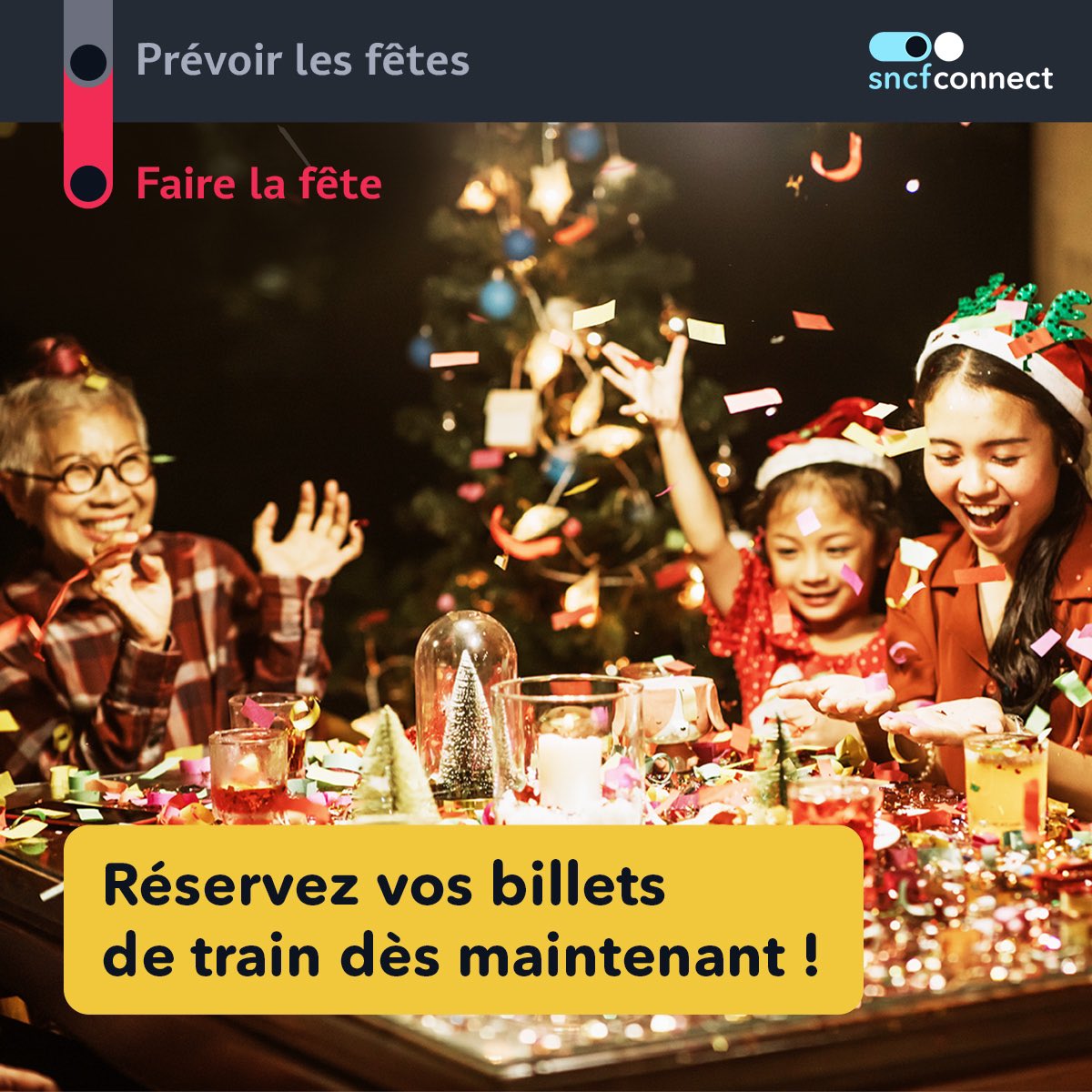 TGVINOUIPSL's tweet photo. Dès maintenant, réservez vos billets de train pour passer les fêtes avec vos proches ❤️🎄 https://t.co/hbGjyNmkty https://t.co/gqeMnzaHXF