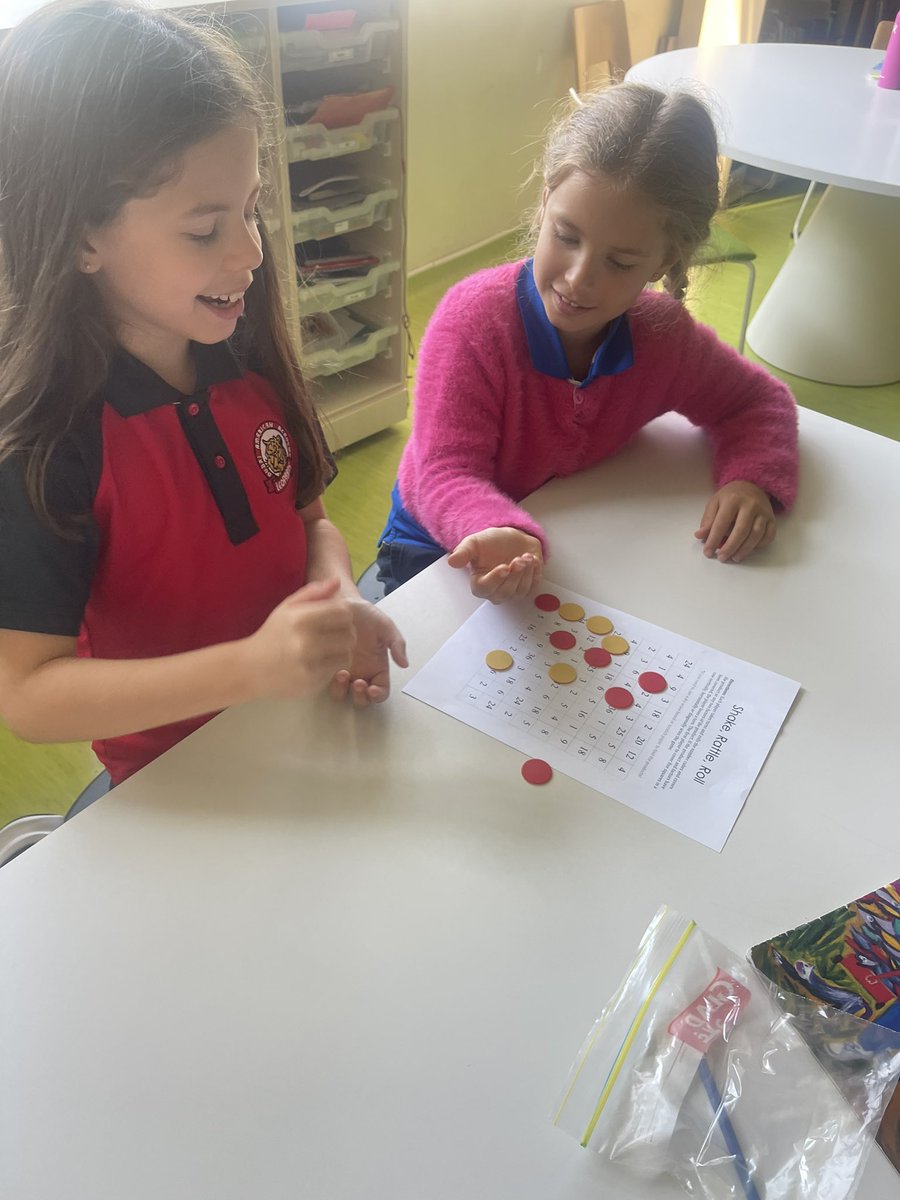 Numeracy = pure joy! Ss loved learning about multiplication through a fun hands-on game. We are thinkers &amp; collaborators! We’re turning into multiplication rockstars in 3SS ❤️ <a href="/DAAElementary/">DAA Elementary</a> <a href="/gems_daa/">GEMS DAA</a>