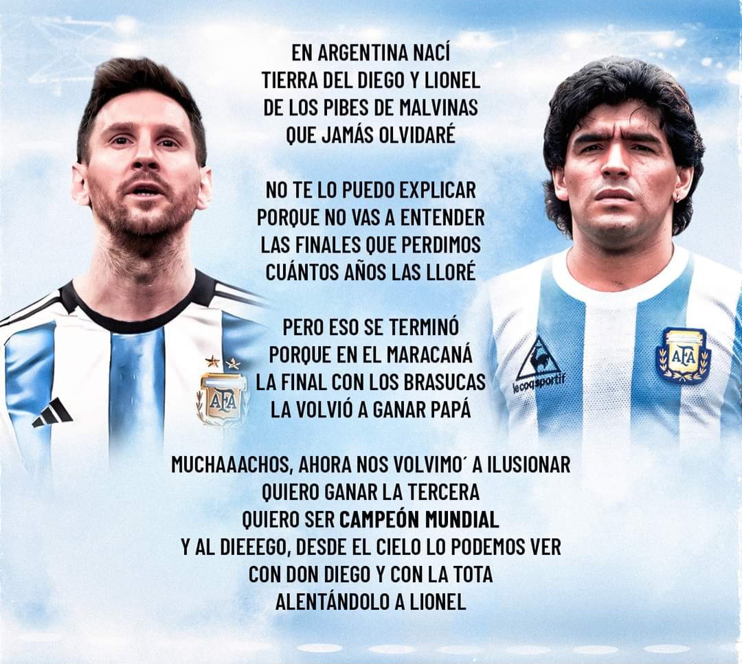 elcosodelapizza's tweet photo. HAY QUE APRENDER EL TEMA DEL MUNDIAL, YA FALTAN HORAS PARA EL COMIENZO DEL GRAN SUEÑO! https://t.co/WVMsMxlRgG