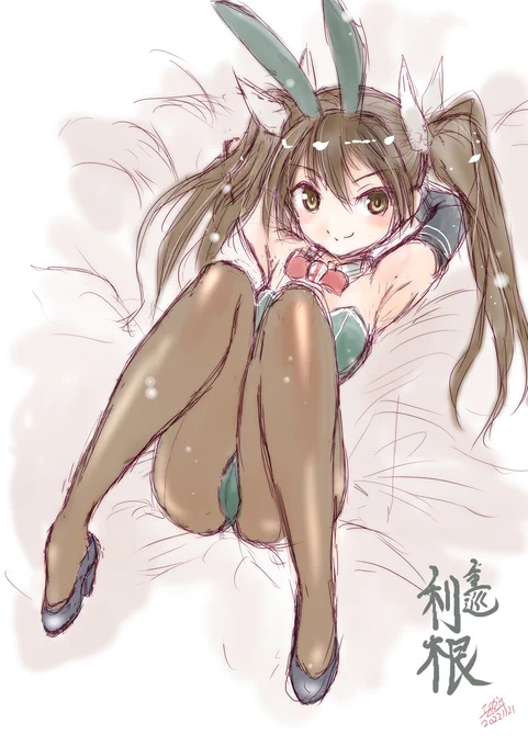 演習か?実戦か?#艦これ版深夜の真剣お絵描き60分一本勝負#艦これ版真剣お絵描き60分一本勝負_20221121#利根進水日 