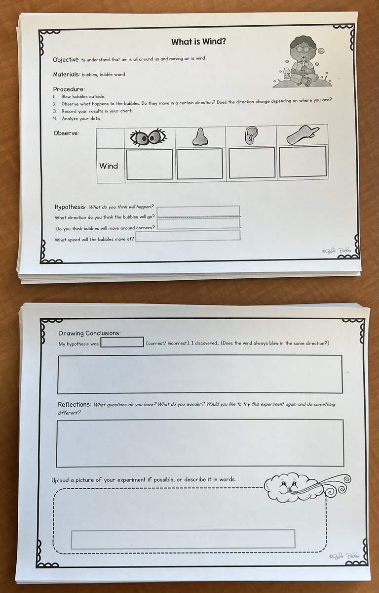 KimPCastator's tweet photo. Exploring wind with bubbles, as well as expanding our Science vocabulary using the Scientific Method.  Young scientists can form a hypothesis, investigate, experiment, discover, collect data, record findings, draw conclusions and communicate with others! @Hamilton_RWE https://t.co/AcmqwGioWj