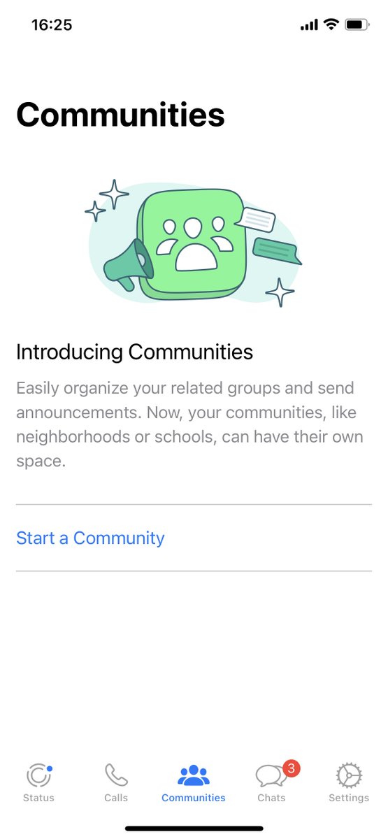Spotted a new feature in <a href="/WhatsApp/">WhatsApp</a>, “Communities”
