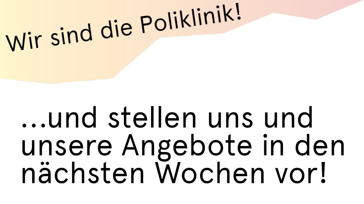 Poliklinik_Le's tweet photo. ✨Wir brauchen Fördermitglieder! ✨
Unsere Planungen für 2023 laufen auf Hochtouren, damit wir die Pläne umsetzen können benötigen wir eure Unterstützung als Fördermitglieder.
Mitgliedsbeiträge sind ein wichtiger Teil unserer Eigenmittel. 
#GesundheitbrauchtSolidarität https://t.co/8v28pkClyp