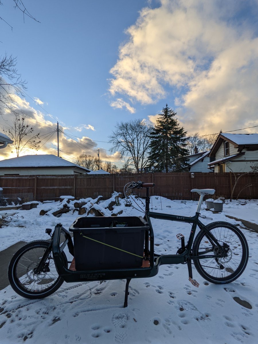 @pekkatahkola @WorldWinterBike Just took my @larryvsharry Bullitt out for its first winter ride this weekend!