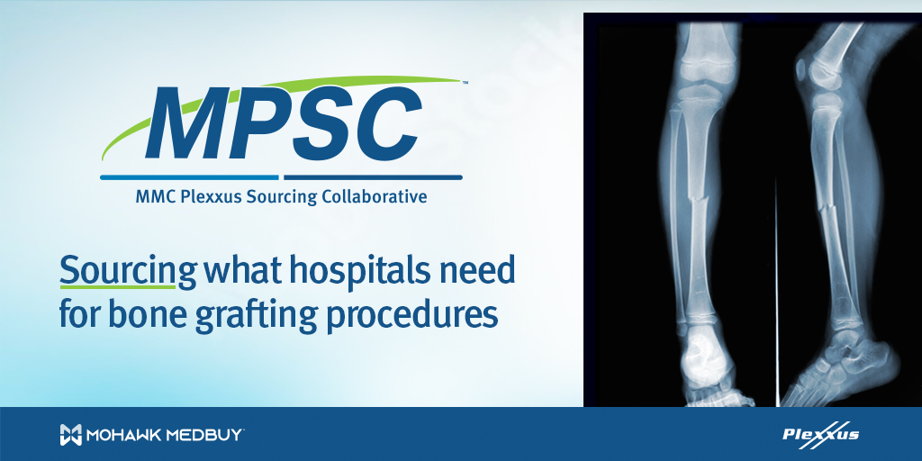 This Fall, <a href="/MohawkMedbuy/">Mohawk Medbuy</a>  &amp; #Plexxus collaborations on #HealthCare sourcing initiatives are supporting better patient outcomes at close to 60 hospitals in ON, NB &amp; PEI. Orthopedic Bone Grafts help repair &amp; provide stability in the absence of bone and around implants. #MPSC