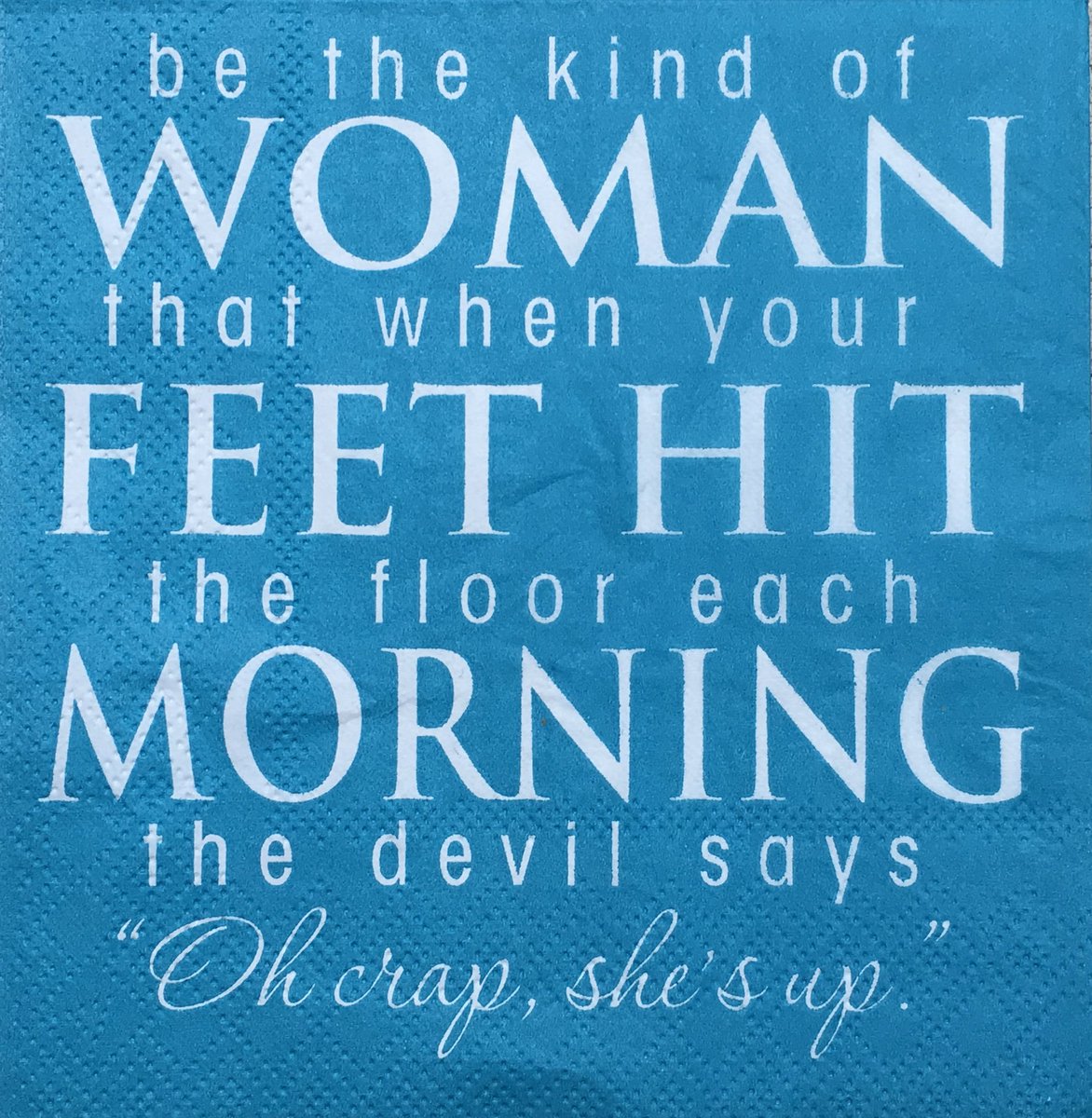 AmyTrask's tweet image. I'm up.