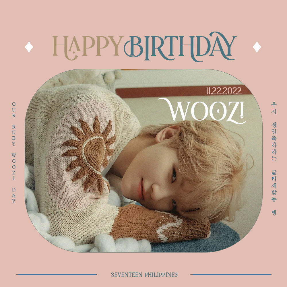 seventeenphil's tweet photo. HAPPY BIRTHDAY TO WOOZI 🧚‍♂️

11.21.2022
From. Seventeen Philippines

#OurRubyWOOZIday
#우지_생일축하하는_클리셰발동_삥
#SEVENTEEN @pledis_17 https://t.co/caQ9wRGDv9