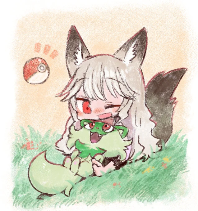 出てきたポケモン全部は無理だったでござる… #しぐれあーと 