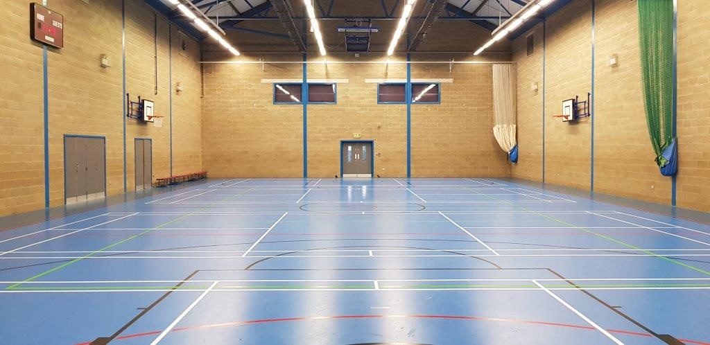 We have space available in our sports hall this Sunday! Contact - Sports.booking@moulton.ac.uk