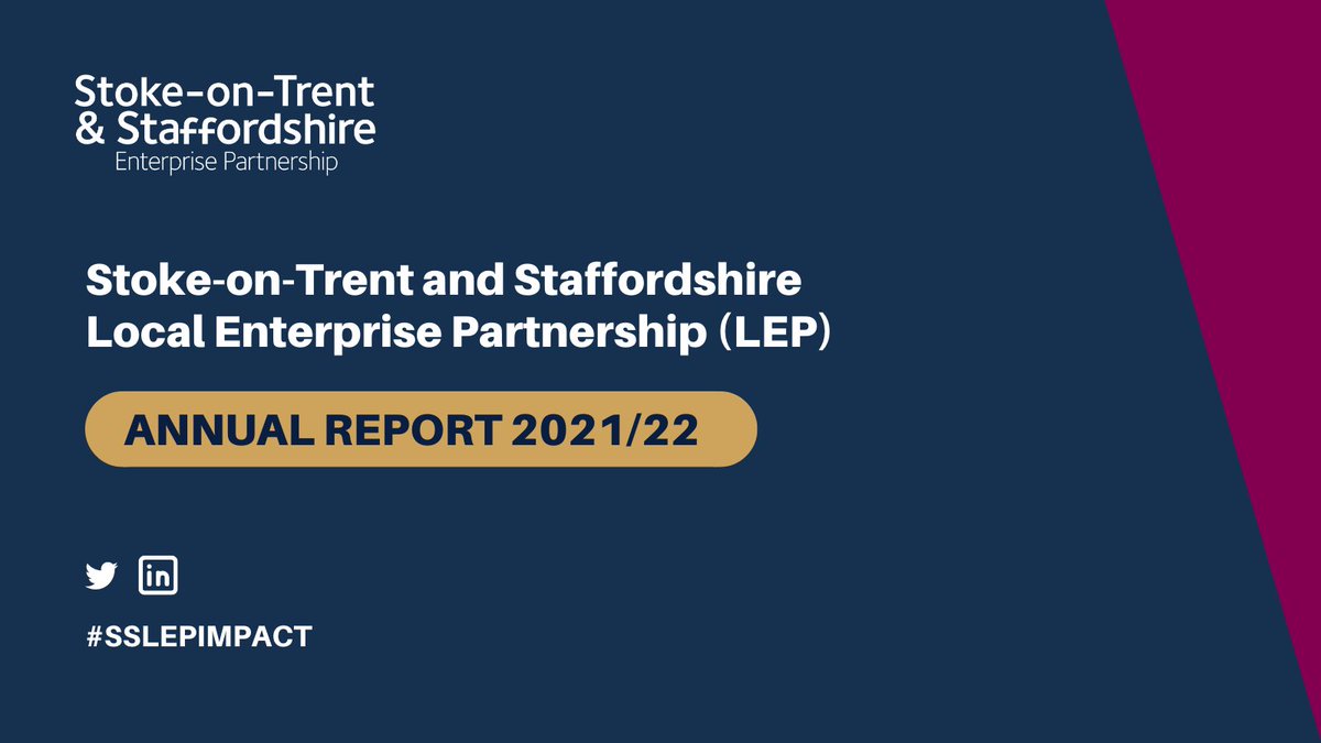 WeareStaffs's tweet photo. The @StokeStaffsLEP has published its 2021/22 Annual Report 💻

Find out more about how the LEP works in partnership with the public, private and education sectors to support economic growth, create jobs and raise skills levels 📈

➡ https://t.co/ovCGnLzU5S

#SSLEPIMPACT https://t.co/se60HVxdLm