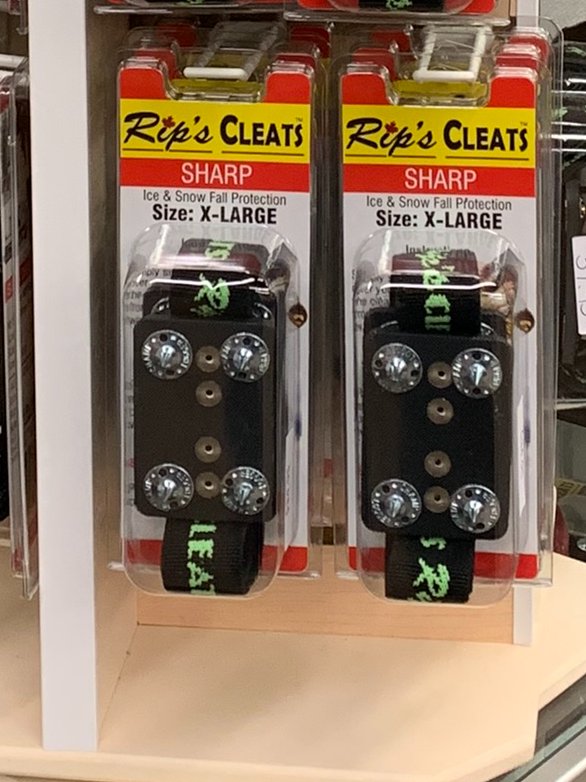 ASTECSAFETY's tweet photo. A little slippery underfoot, today. Might we suggest a quick "Safety Pit Stop" at ASTEC SAFETY, to get your Rip's Cleats? We have a good selection in stock, at the best prices in the region. Give Jessie a call at (780) 875-0331, and she can help you out. #yll #slipfall https://t.co/kYaPifiHoE