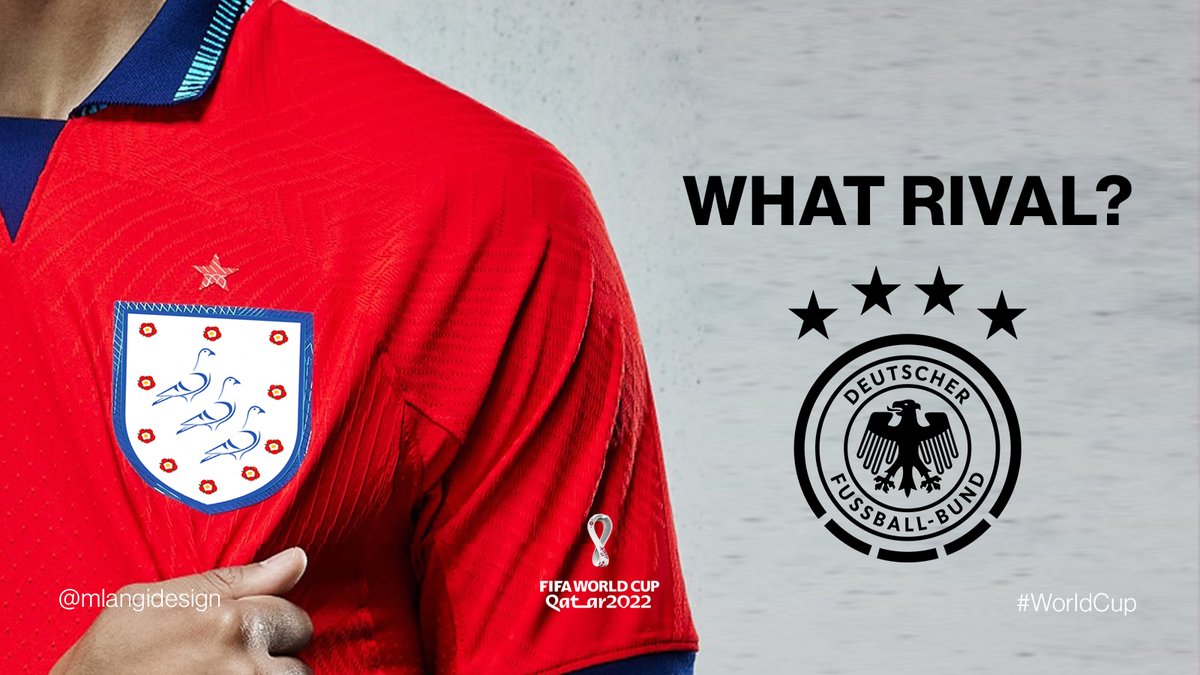 mlangidesign's tweet photo. What rival?
@DFB_Team @DFB_Team_EN @adidas @adidasfootball 
 
#WorldCup #Germany 
@OneMinuteBriefs https://t.co/R7EqK5bdYD