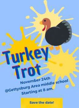 REMINDER: annual Turkey Trot is this Thursday 8am @ the middle school!! BE THERE!
Donations will be accepted to fight childhood cancer! #ftk