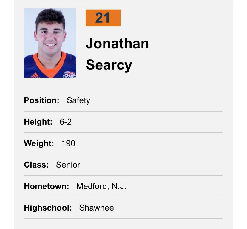NCAA Transfer Portal (@rivalsportal) on Twitter photo Bucknell S Jonathan Searcy has entered the portal as a graduate transfer. Searcy posted 111 tackles, 5 TFL, 2 Sacks, 2 INT, 3 PD & 1 FF in four seasons.
<a href="/JSearcy21/">Jonathan Searcy</a> Bucknell S Jonathan Searcy has entered the portal as a graduate transfer. Searcy posted 111 tackles, 5 TFL, 2 Sacks, 2 INT, 3 PD & 1 FF in four seasons.
<a href="/JSearcy21/">Jonathan Searcy</a>