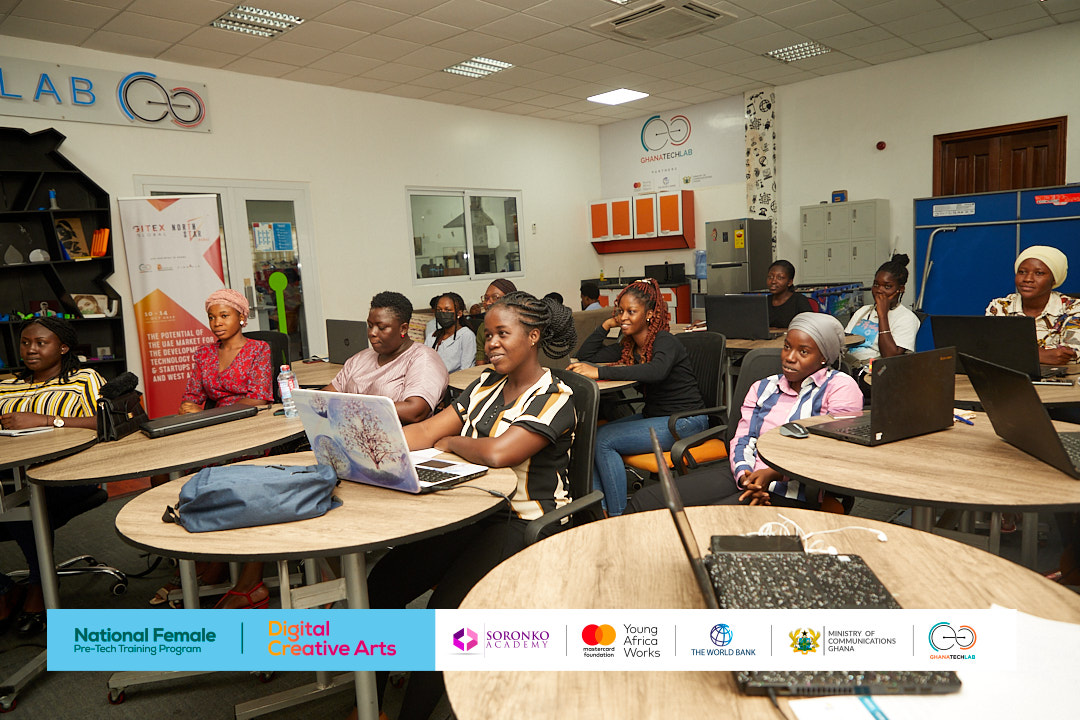 GhanaTechLab's tweet image. National Female Pre-tech -Digital Creative Arts

Today, the National Female Pre-tech program in Digitalizing Creative Arts began today at the GTL main. 

The trainees had an Introduction to the digital arts training curriculum and what Digital arts is all about.

#pretechtraining