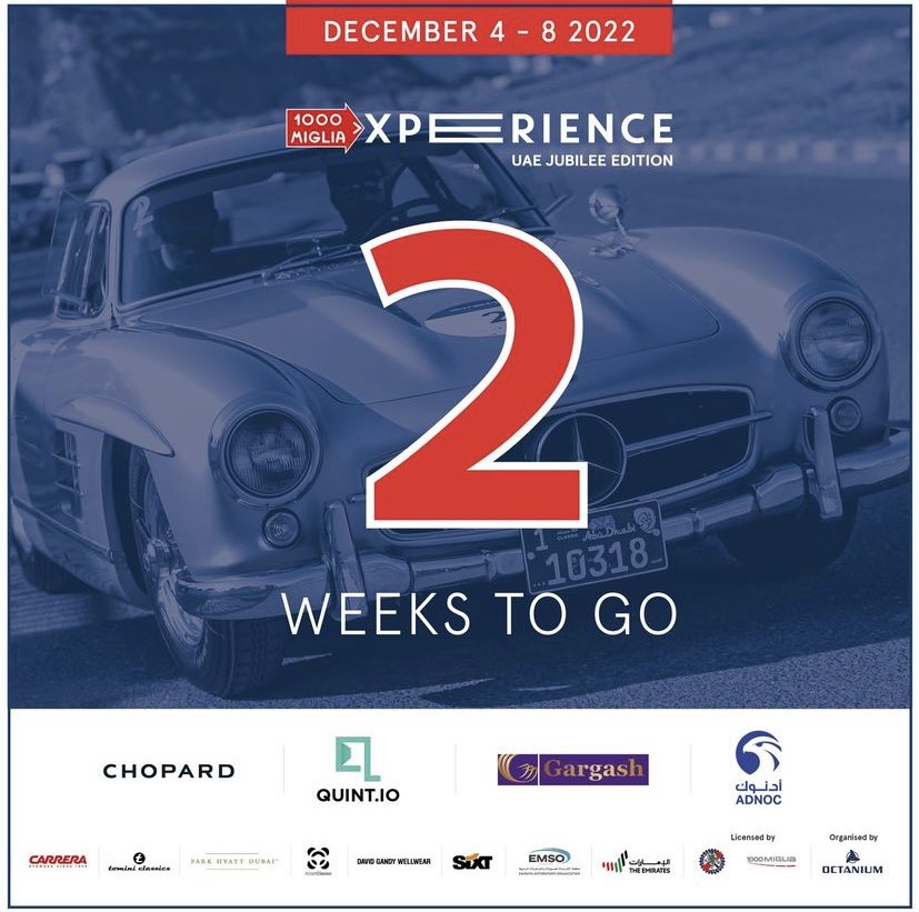 Excitement is in the air! #Quinters be ready! <a href="/1000MigliaUAE/">1000 Miglia Experience UAE</a> <a href="/millemiglialive/">1000 Miglia Official</a>