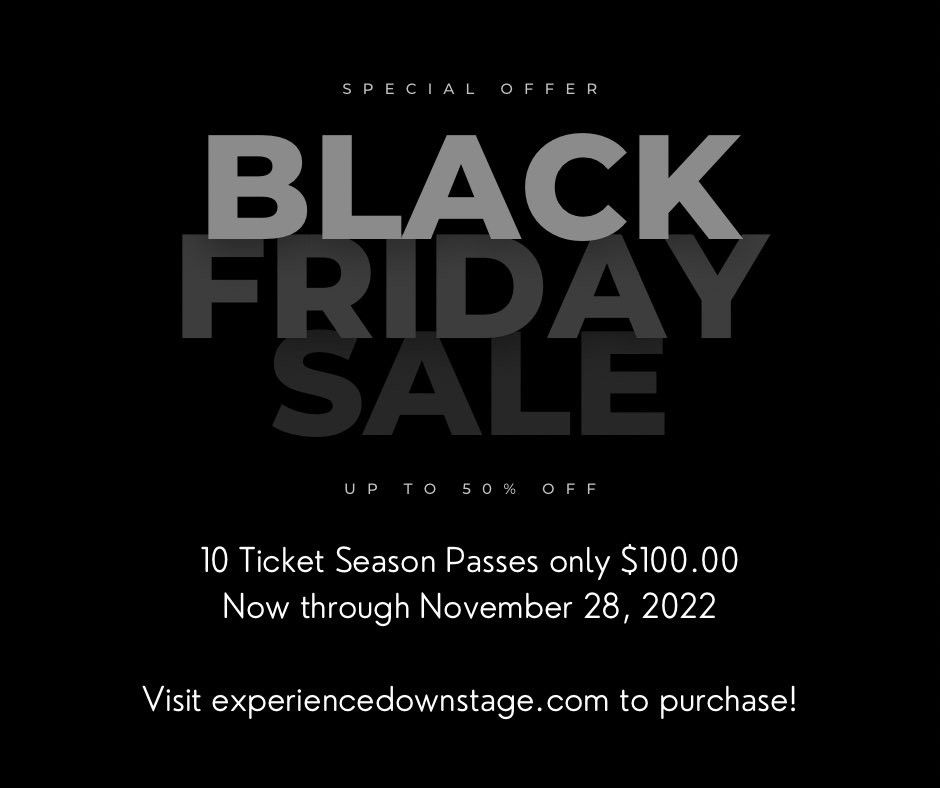 expdownstage's tweet photo. Now THIS is a deal you don’t want to miss! 10 tickets AND you’re supporting local theatre?! Win win. #supportthearts #localtheatre #theatrekid #Mississippi https://t.co/pzRcq0bg0G