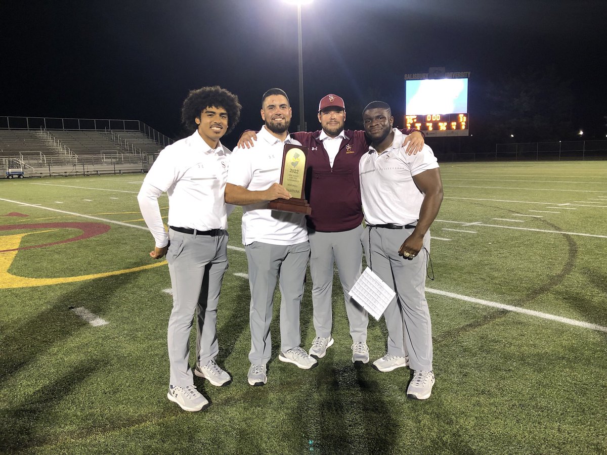 CoachMGibson's tweet photo. This team fought through a whole lot of adversity to finish 9-2. Through it all, continued and finished our goal of a fourth straight NJAC Chip. With a bitter ending this team will work with higher goals for next year. #ChampionsWearGold https://t.co/wrb32DzSxe