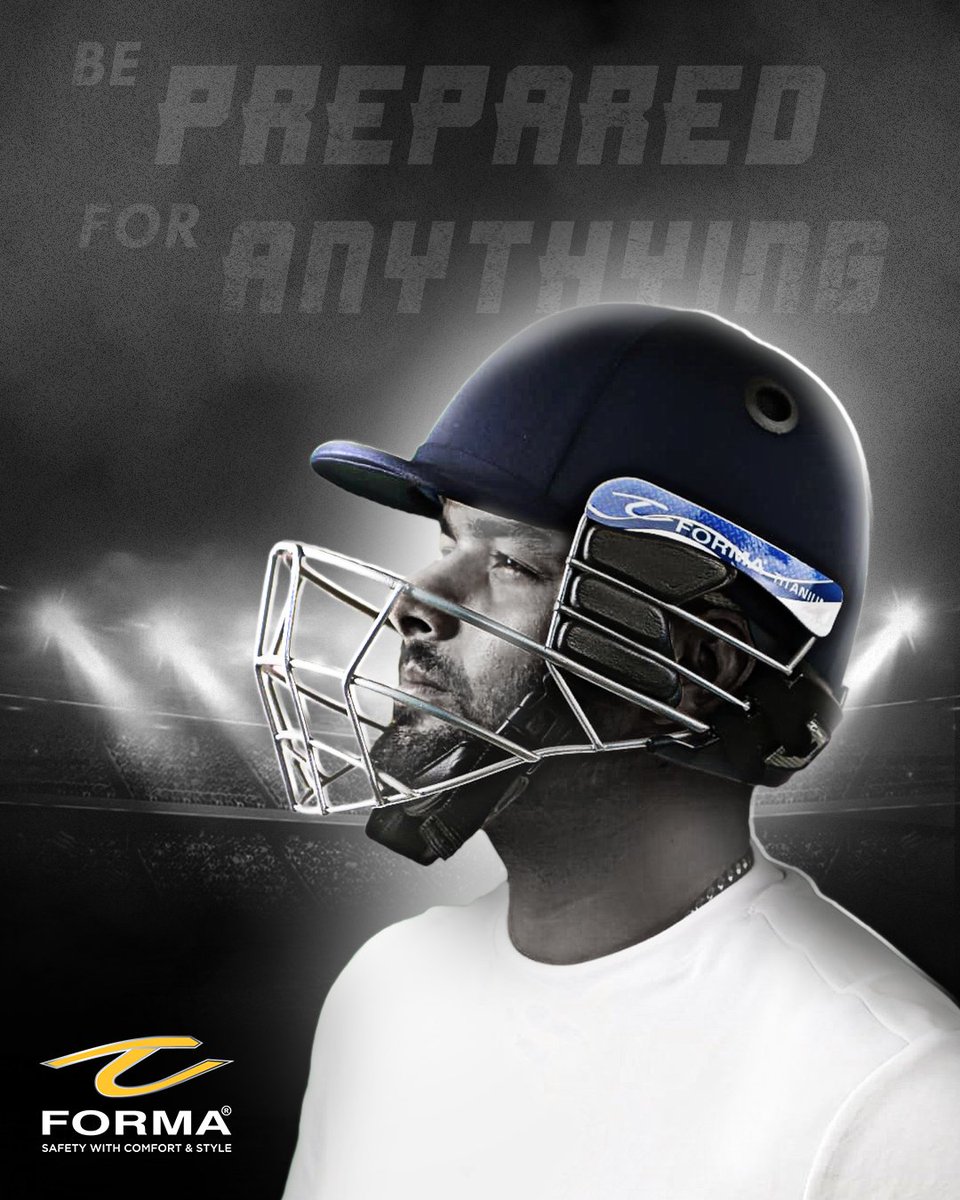 Formahelmets's tweet photo. Superior comfort is what we strive for. Shop your Forma helmets from the link in bio. 💪
.
#formahelmets #formaathletes #rishabhpant #cricketgear #crickethelmets #helmets #cricketer https://t.co/nMiK43Idw8