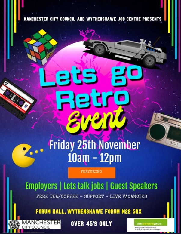 PeteJamiesonDWP's tweet photo. 2/ #LetsgoRetro gets jobseekers & employers talking in an informal setting. Jobseekers can tell employers about themselves & their barriers, asking questions without the pressure of an interview. There is also a self-employment area. Contact your work coach to book a place. https://t.co/OHenk72ktk