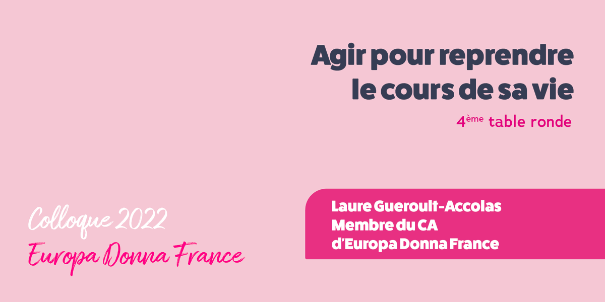 #colloqueEuropadonna #cancerdusein 4e table ronde = Agir pour reprendre le cours de sa vie #droitaloubli Penser le retour au travail, c'est vraiment un enjeu important. Bcp de questions se posent, selon les situations.  bit.ly/3Ohztw4