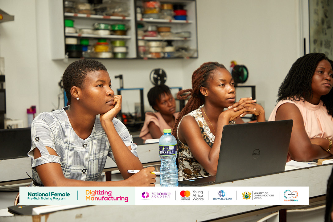 GhanaTechLab's tweet image. National Female Pre-tech - Digitizing Manufacturing

The National Female Pre-tech program commenced today at the GTL main, with the trainees introduced to digital manufacturing. They were abreast of how technology has influenced lives and agriculture today. 

#pretechtraining