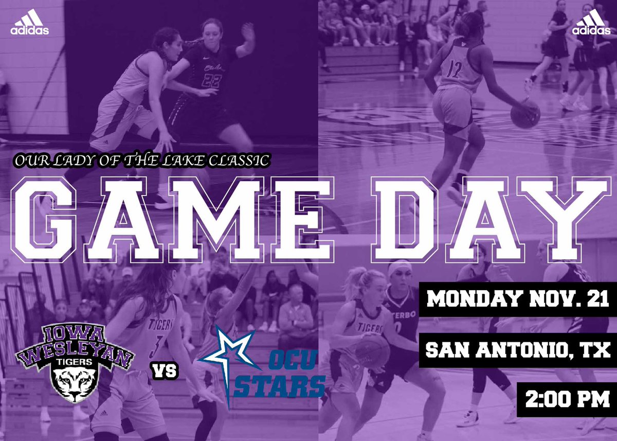 IWTigersWBB's tweet photo. It’s game day here in TEXAS! #WeAreIW 
🆚 Oklahoma City University 
📍 San Antonio, TX
⏰ 2pm 
📺 https://t.co/4Kqsf6nHqY https://t.co/N2ddoxx3zz