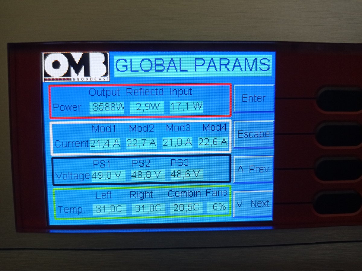 Instalación y Puesta en servicio de nuevo Transmisor FM para uno de nuestros clientes.
#Broadcast #Telecomunicaciones #Granada