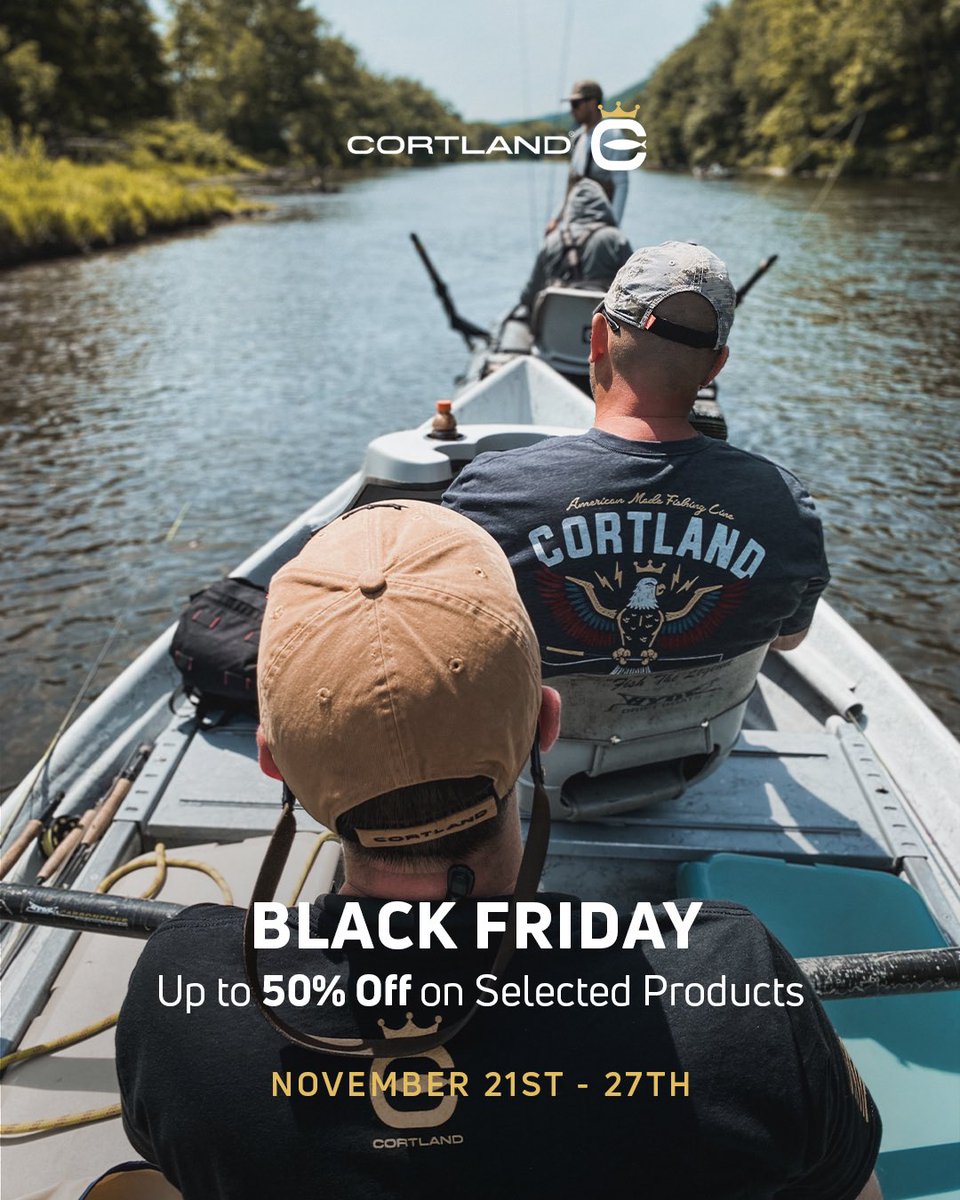 CortlandLine's tweet photo. Black Friday Sale is Live! https://t.co/YEmFx5Dzr3