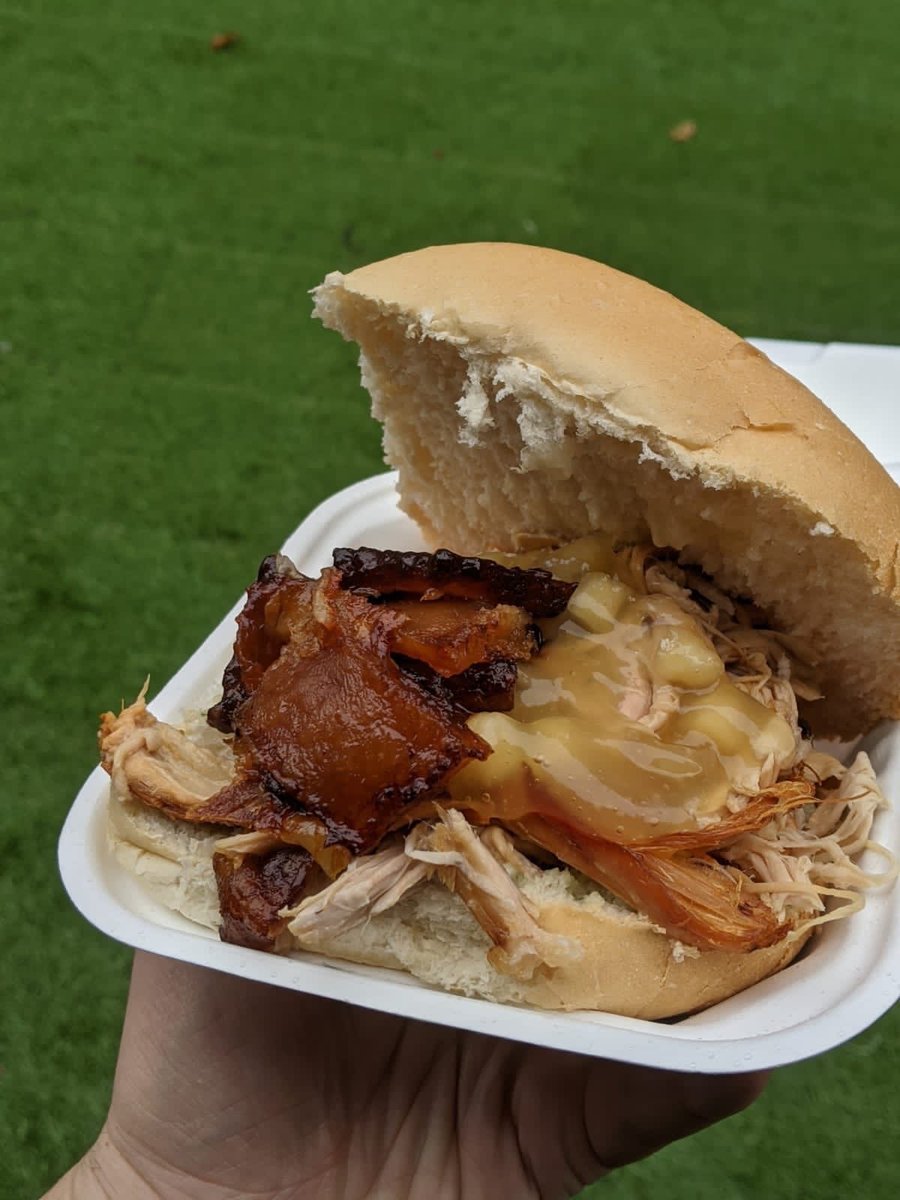 It's Christmas party season and we want an invite to yours! 🎅

For the larger celebrations, we have The Whole Hog! Available for 70 guests or over, hog roast in gravy, brioche buns, roast potatoes and pigs and blankets can feed your guests 😍