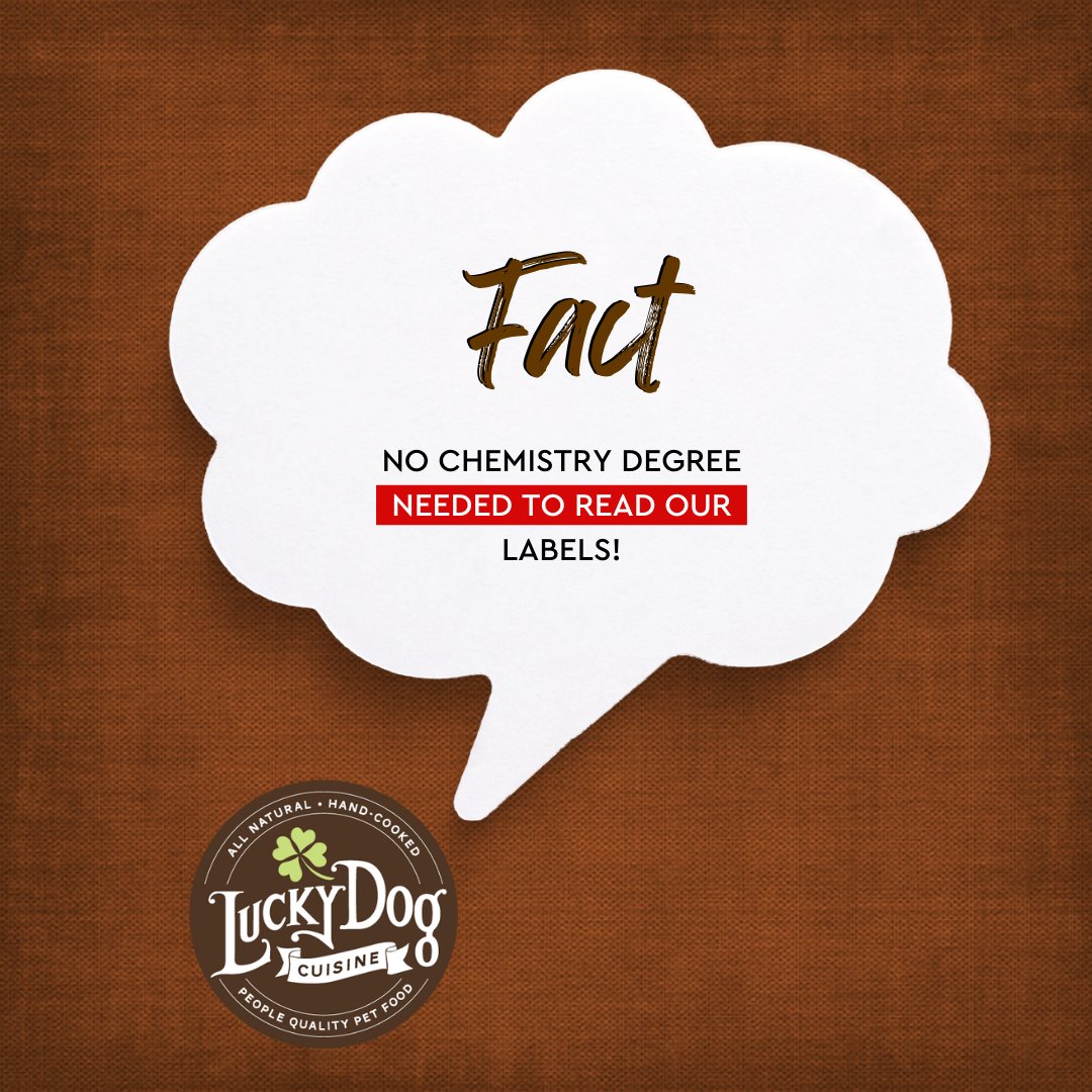 If you can’t pronounce it, you shouldn’t eat it! 

With Lucky Dog Cuisine,  you don’t need to worry! Our dog food is made out of wholesome ingredients that are good for your pups! 👌

View them here luckydogcuisine.com/ingredients/ 

#luckydogcuisine #luckydog #dogfood #healthydogfood