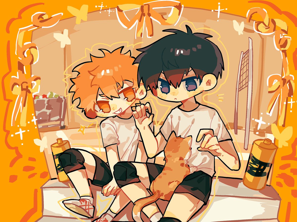 Acid26762529's tweet photo. #Haikyuu #kagehina 
小情侣袭来 https://t.co/pAXEPMevaI