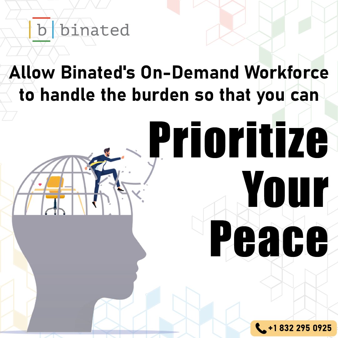 binatedinc's tweet photo. Give us the busy work that costs your team’s time. No need to worry about hiring, training and managing additional people. Get started right away with #binated.
#ondemand #workforce #helpingbusiness #monday #texas https://t.co/BN9un8qbNt
