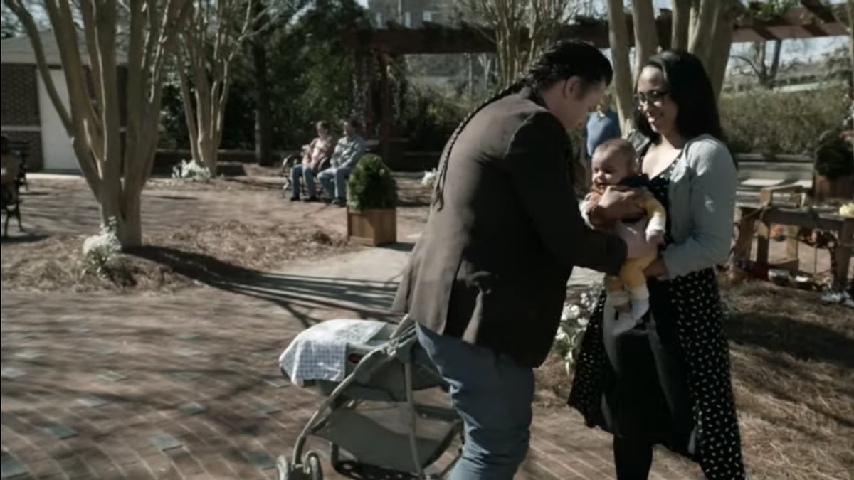 JustinThomas97's tweet image. As a huge Eugene fan, I’m so glad he got a happy ending. That’s all I wanted out of the series finale and I got more than I asked for. He’s married to Max and has a baby! Eugene fans really won! 

#TWD #TheWalkingDead