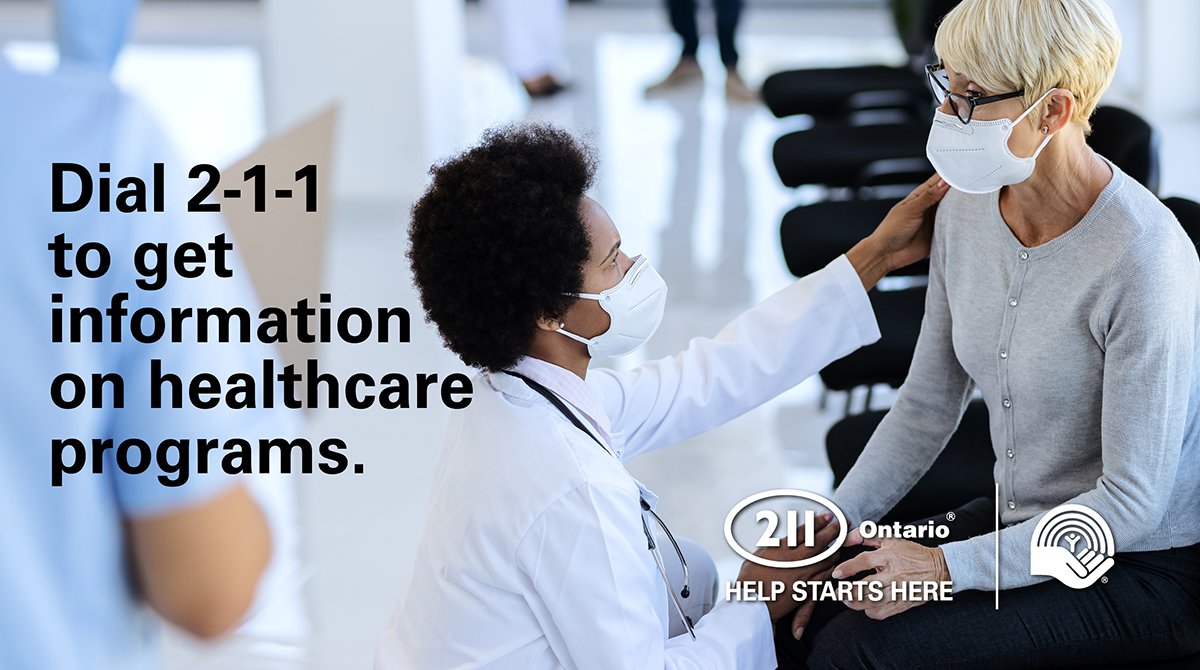 Are you in search of a family doctor or looking to get information on walk-in clinics? Get information related to healthcare programs &amp; services all in one place. Dial 2-1-1 or search online at 211centralsouth.ca
#HelpStartsHere