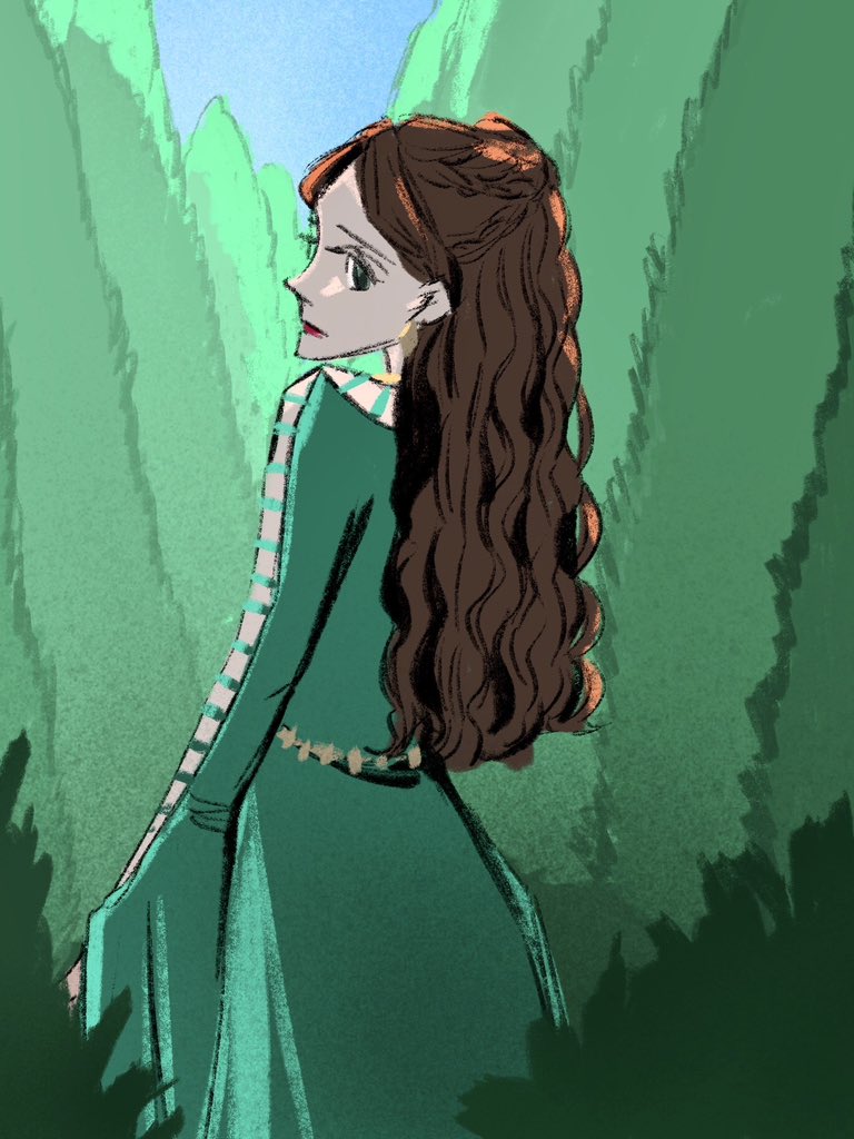 The green dress  #hotd