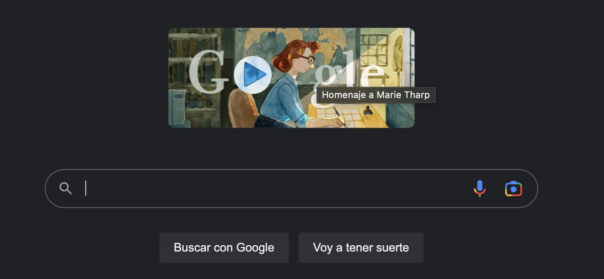 GeochicasOSM's tweet photo. Hoy, Google hizo un homenaje a #MarieTharp. 

¿Saben quién es? En nuestra serie #MujeresMapeandoElMundo hablamos sobre su historia también. 

Conozcan un poco más sobre su trabajo acá: https://t.co/stKnmwDubo https://t.co/kUUwJrN5jw