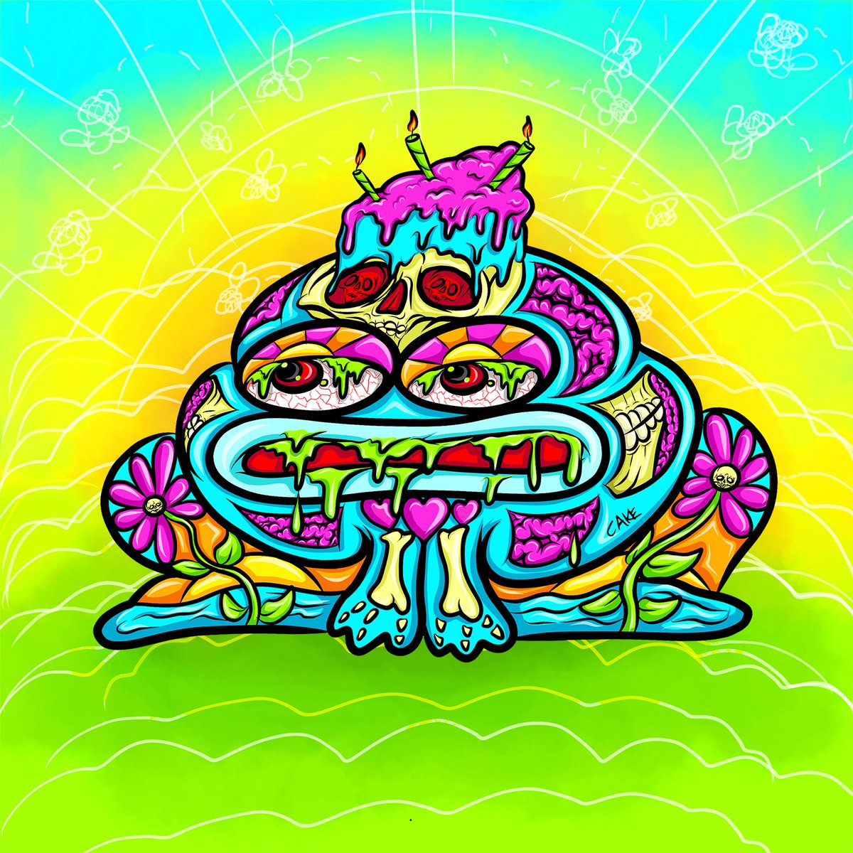 cakenygard's tweet photo. gm 🍰🐸🍄 https://t.co/uY5p3SFebb