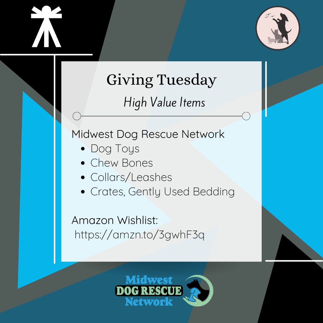Consider donating these high-value items to the @MDRN_dogrescue this Giving Tuesday.
#GivingTuesday402 FB event: fb.me/e/2lvcAEIZg