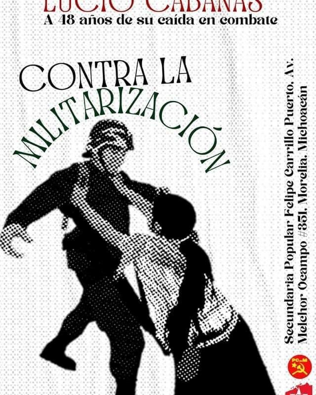 mirmexico's tweet photo. Homenaje  al comandante Lucio Cabañas. A 48 años de la caída en combate. Sábado 3 de diciembre, 4 p.m. en la Secundaria popular "Carrillo Puerto".
Convocan:
@mirmexico @IzquierdaDemoc3 Partido Comunista de México-PCdeM https://t.co/H5dJL7K9L7