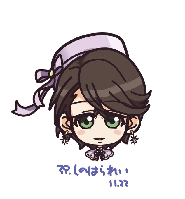 礼さん おめでとー( ' ▽ ` )ノなんかSDと言うか幼くなった気が(・・;) #篠原礼  #篠原礼生誕祭2022  #篠原礼誕生祭2022 