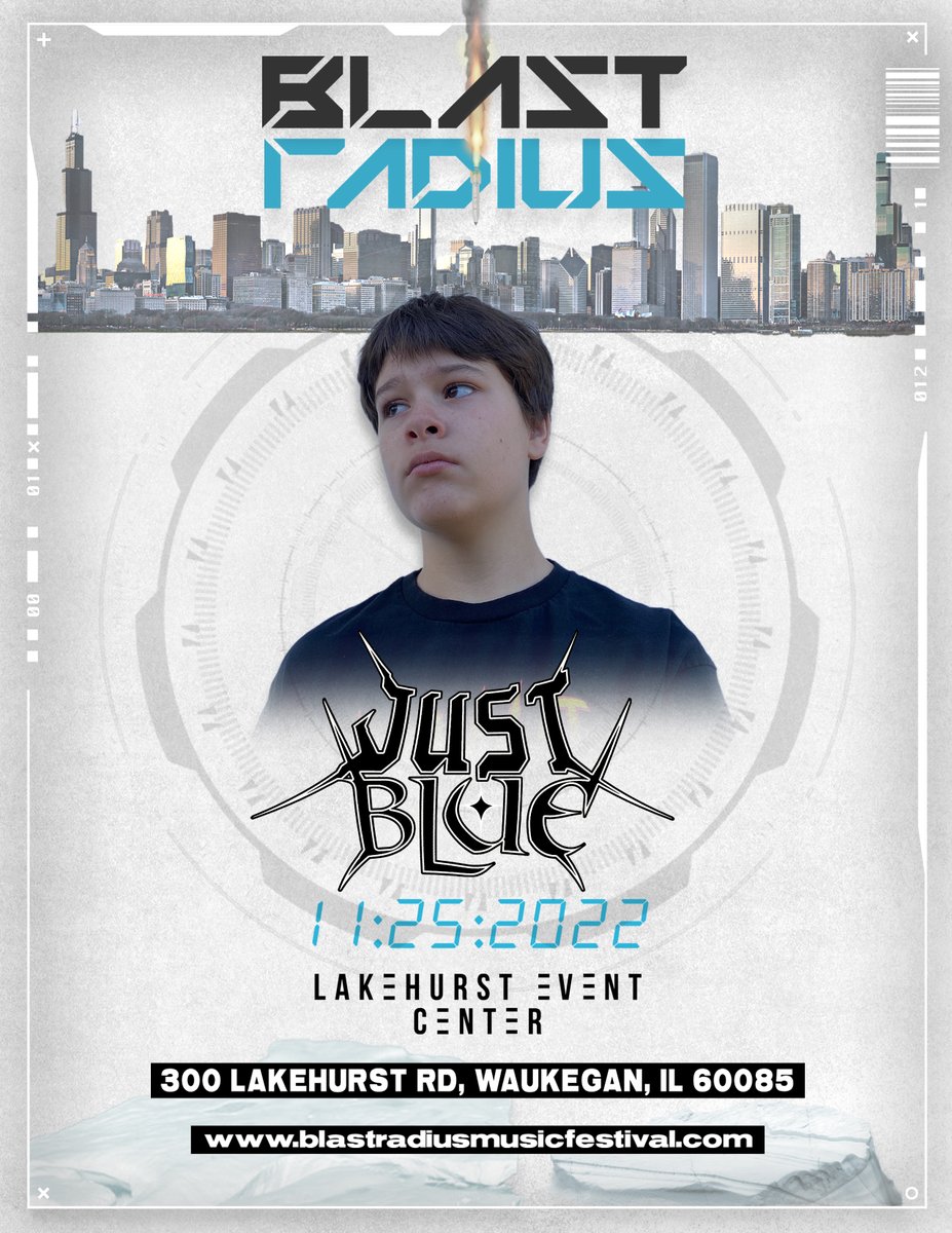 BlastRadiusFest's tweet image. Just Blue will perform on the Main Stage from 6:00 pm to 7:00 pm. You don&apos;t want to miss his set!
•
•
•
•
#BlastRadius #Festival #Riddim #Dubstep #Bass #Electronic #Dance #Music #Rave #Dub #Wub #BlackFriday #Excision