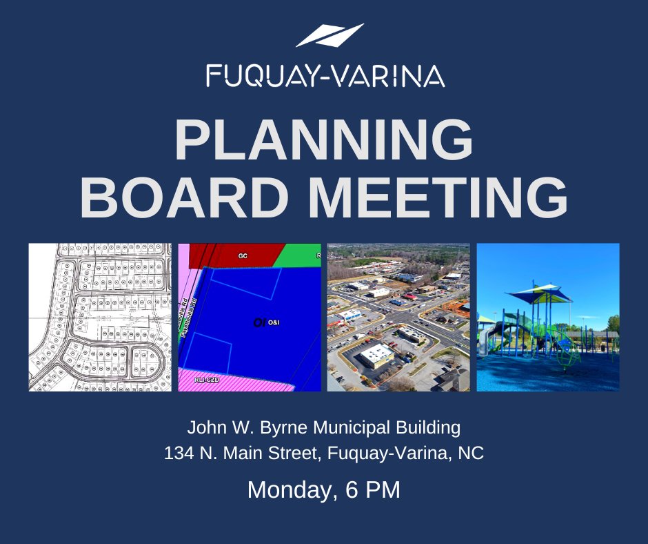 Town of FuquayVarina, NC on Twitter "The Planning Board will hold its regularly scheduled