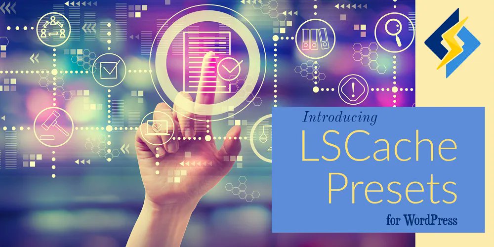 litespeedtech's tweet photo. Introducing LSCache Presets for WordPress: the easiest way to optimize your WordPress site using the Litespeed Cache plugin. Get the details: https://t.co/QJSy6500fl #lscache #wordpress #presets #optimization https://t.co/dXoDhdIFev