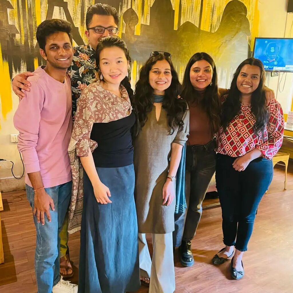 Charlotte from @qintheory.studio and also part of @globalshapersgeneva was here in jaipur for her project as a artist in residence at Hawa Mahal,
We were glad to meet, interact and know about her journey and contributions .

Good luck on her project … instagr.am/p/ClOjc7Mq4Pg/
