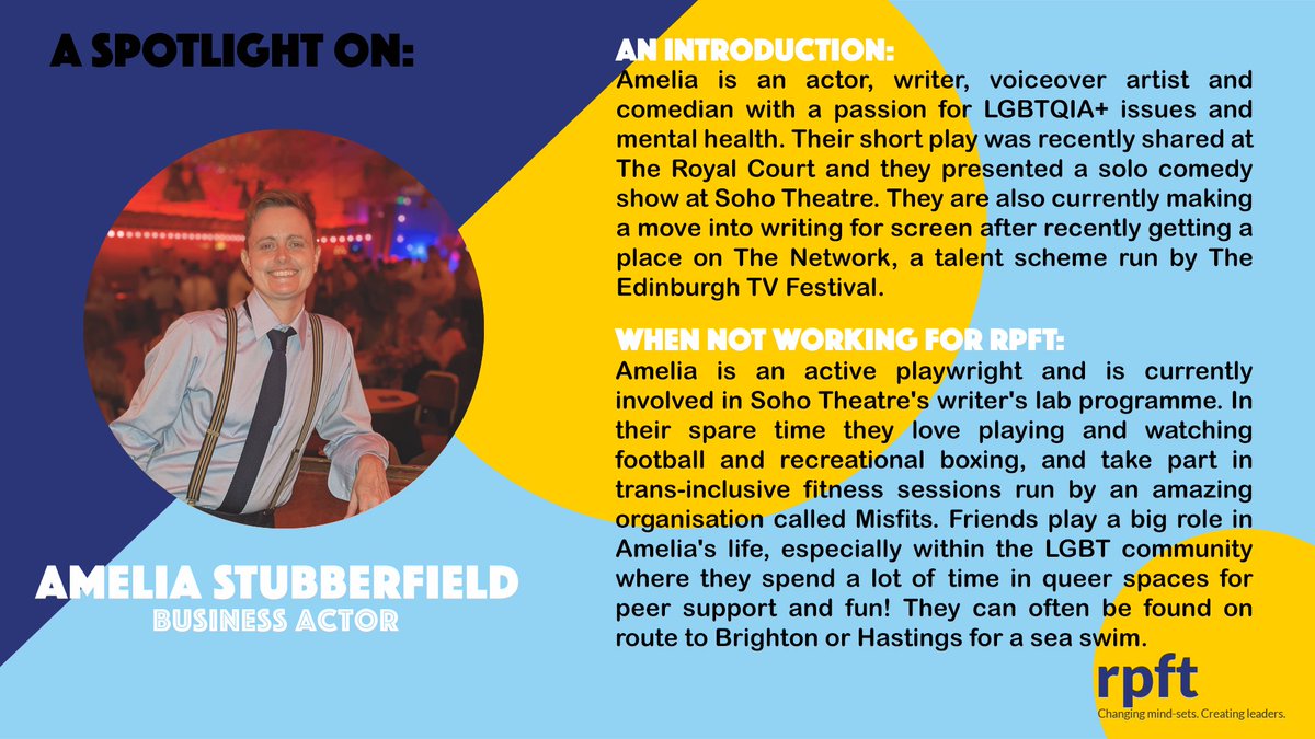 RPFTNews's tweet photo. Please meet @AmStubberfield! Loving these happy photos from our amazing team and hearing more about everyone. Hope you do too.
#dramabasedtraining
#experientialtraining https://t.co/IY85gkqUq9