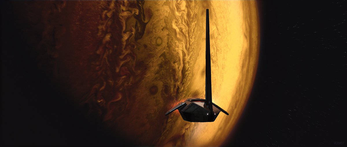 Personal project for fun. Sith shuttle : class Enforcer. 
Sketches on Artstation.

#StarWars #fanart #painting #conceptart #artistsontwitter