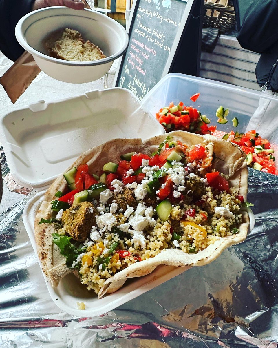 YvonneCobbYumma's tweet photo. ☔️We braved ourselves for the wettest weather ever for our lunch catering to the filming production crew and cast! But hey, we did it ☔️ We tried to bring sunshine by offering Lebanese mezze style lunch with favourite lemon drizzle cake 😃 #productioncatering #lunchcatering https://t.co/GwbpdXWqO5