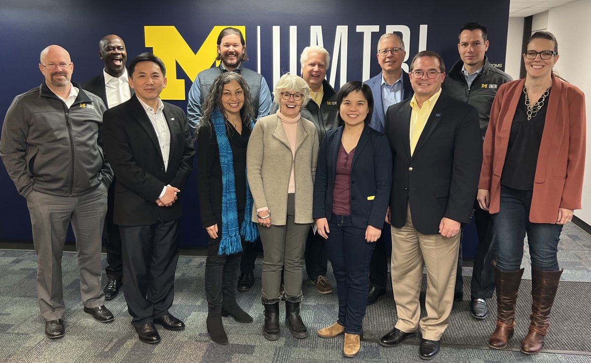Jessie Yang (@jessie_yangxi) on Twitter photo Had a great time learning UMTRI's exciting research portfolio and brainstorming new directions with leaders from industry and government. Thanks to director Jim Sayer and advisory board chair <a href="/skuciemba/">Steve Kuciemba</a>. <a href="/UMTRI/">UMTRI</a> <a href="/umichioe/">U-M Industrial and Operations Engineering</a> <a href="/UMengineering/">Michigan Engineering</a> Had a great time learning UMTRI's exciting research portfolio and brainstorming new directions with leaders from industry and government. Thanks to director Jim Sayer and advisory board chair <a href="/skuciemba/">Steve Kuciemba</a>. <a href="/UMTRI/">UMTRI</a> <a href="/umichioe/">U-M Industrial and Operations Engineering</a> <a href="/UMengineering/">Michigan Engineering</a>