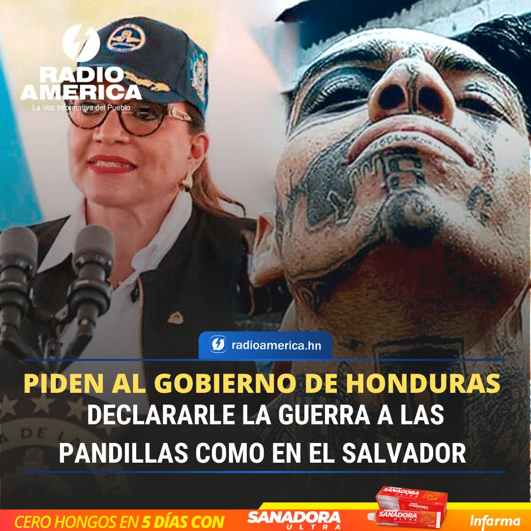 #AméricaNoticias #Honduras 
El criminólogo Wilfredo Rubio, insta al gobierno de Honduras a declararle la guerra a los pandilleros. #RadioAmérica